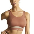thumbnail image 1 of Panache Freedom Racerback Non-Wire Non-Padded Sports Bra (7344),36G,Sienna Rose/Chalk, 1 of 8