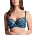 thumbnail image 1 of Panache Jasmine Balcony Underwire Bra (6951),32GG,Teal Botanical, 1 of 4