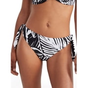 Panache MONOCHROME Seychelles Side Tie Low Rise Bikini Bottom, US X-Large, UK 16
