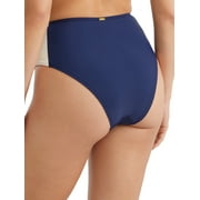 Panache NAVY ORCHID Limitless High-Waist Bikini Swim Bottom, US L UK 20