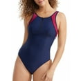 thumbnail image 1 of Panache NAVY ORCHID Limitless Underwire One-Piece Swimsuit, US 36G, UK 36F, 1 of 4