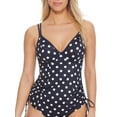 thumbnail image 1 of Panache NAVY/VANILLA Anya Riva Spot Balconnet Tankini Top, US 34DDD/F, UK 34E, 1 of 5