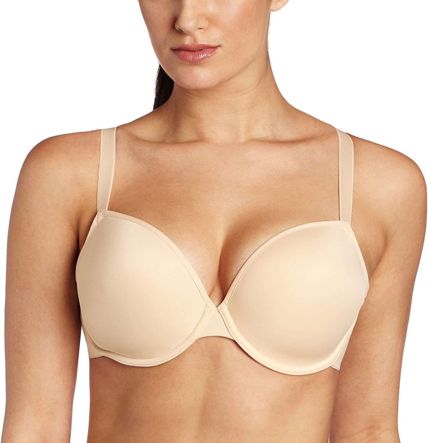 Panache NUDE Porcelain Plunge Bra, US 34D, UK 34D