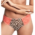 thumbnail image 1 of Panache Nina Brazilian Panty Brief (10942),Large,Leopard/Coral, 1 of 5