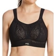 thumbnail image 1 of Panache Non-Wire Sports Bra (7341),32G,Black/Latte, 1 of 4
