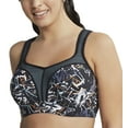 thumbnail image 1 of Panache Power Underwire Sports Bra (5021),36F,Ink Splat, 1 of 5