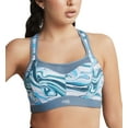 thumbnail image 1 of Panache Racerback Underwire Sports Bra (5021R),38D,Marble, 1 of 3