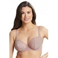 thumbnail image 1 of Panache Rocha Low Front Balconnet Underwire Bra (10341),36GG,Rose Dust, 1 of 4