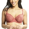 thumbnail image 1 of Panache Rocha Low Front Balconnet Underwire Bra (10341),38G,Garnet Rose, 1 of 5