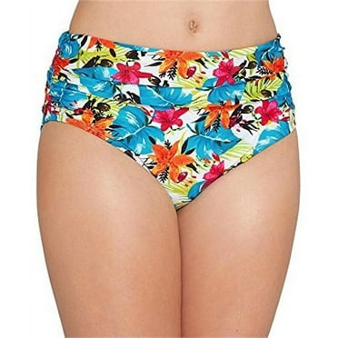 Panache TROPICAL PRINT Leila Midi Bikini Swim Bottom, UK Large