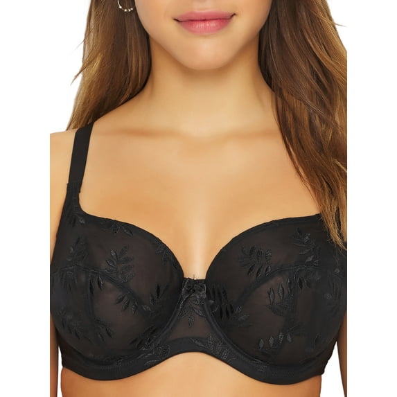 Panache Tango II Balcony Underwire Bra (3251),38K,Black