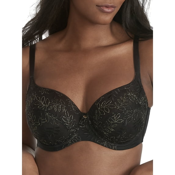 Panache Tango Luxe Underwire Balconette Bra (9076),34HH,Glisten