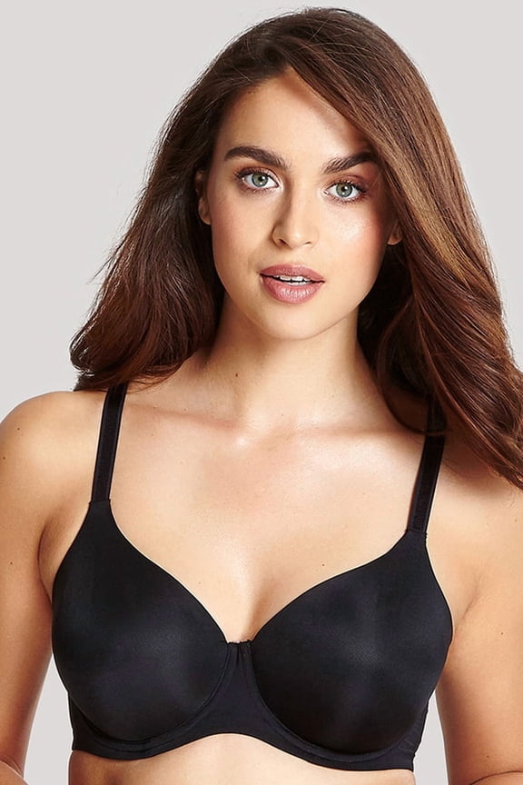 Women's Porcelain Elan T-shirt Bra, Black, 30G