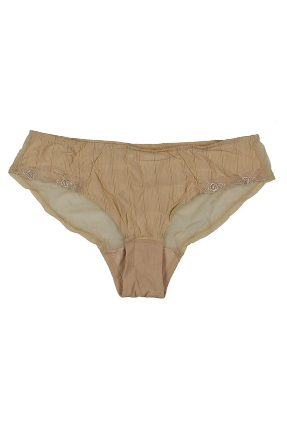 Womens Satin Striped Brief Panty