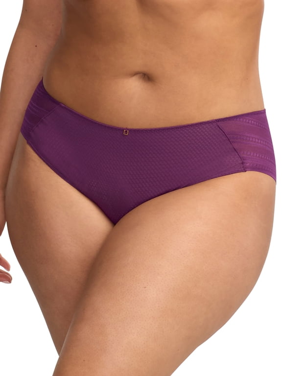 AUBERGINE Mid-Rise Serene Brief Panty, US X-Small