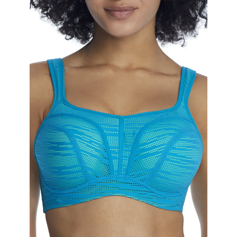 Panache Underwire Sports Bra (5021),34G,Teal/Lime at  Women's  Clothing store