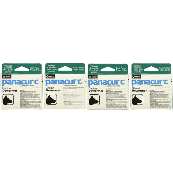 Panacur Canine Dewormer 2 Gram 4-Pack