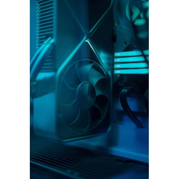 PANAFLO FBK-12G12LE 3 1/8" DC Cooling Fan, 12V, 2-Wire Solder