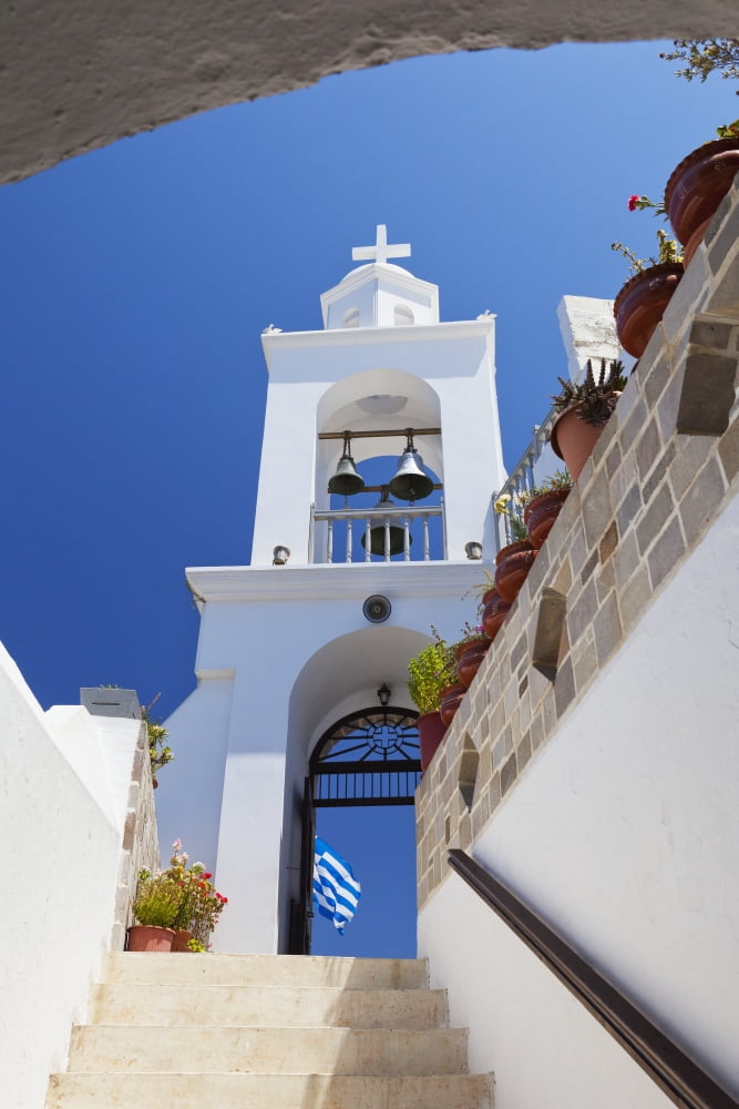 Panagia spiliani Panagia Greece Canvas Art - Terence Waeland Design Pics (12 x 19)