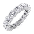 thumbnail image 1 of Panama - Bar Set Round Cut Diamond Eternity Band, 1 of 3