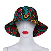 Panama Bucket Cap for Women African Wax Print Cotton Fisherman Caps Summer Hats For Women Gorras