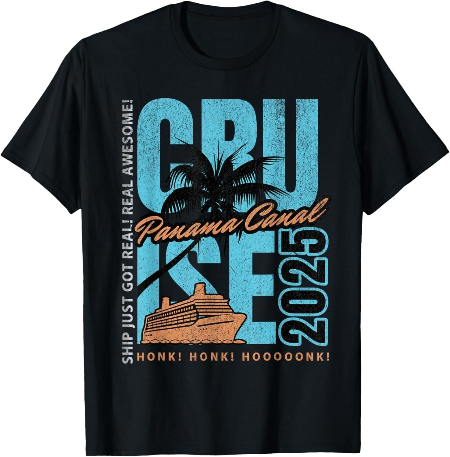 Panama Canal Cruise 2025 Funny Souvenir Palm Tree Vacation Gift Unisex