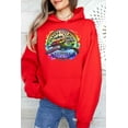 thumbnail image 1 of Panama City Beach Florida Retro Coastal Travel Souvenir Unisex Hoodie up to 5XL, 1 of 2