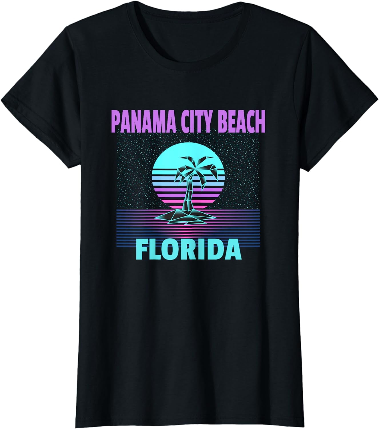 Panama City Beach Vacation Cool Palm Tree TShirt