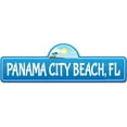 thumbnail image 1 of Panama City FL Florida Beach Street Sign | Indoor/Outdoor | Surfer Ocean Lover Décor For Beach House Garages Living Rooms Bedroom | Signmission Personalized Gift, 1 of 5