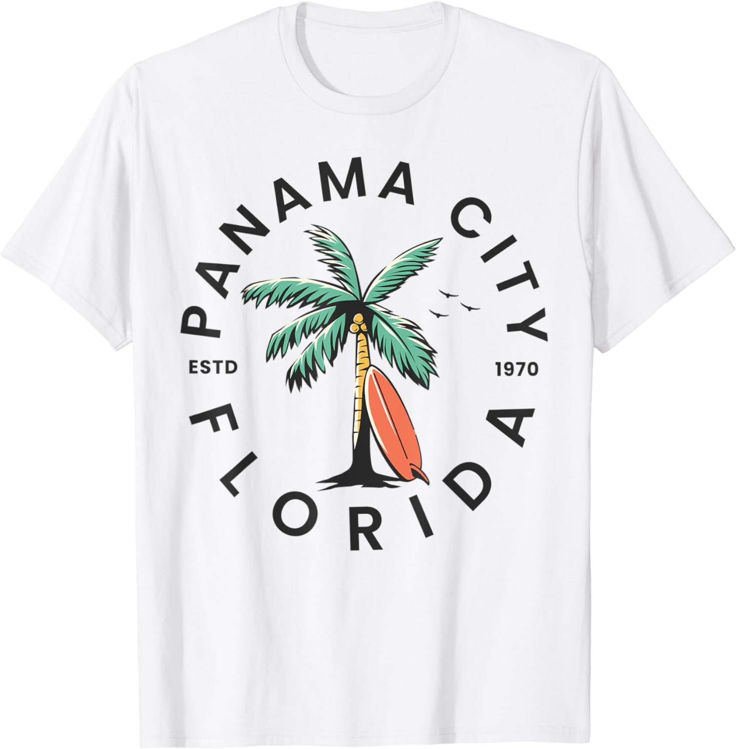 T-shirt Panama City Beach Sportfishing – Vert, Taille L, Occasion En Très Bon état