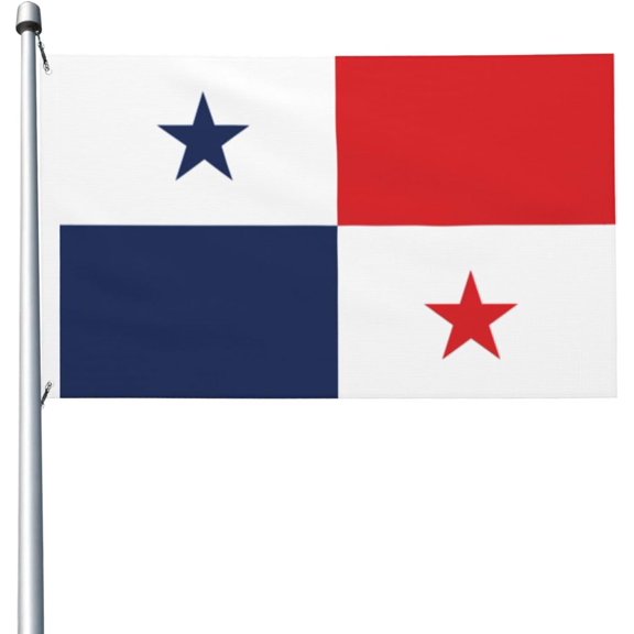 Panama Flag 3x5 Outdoor Double Sided Flag Banner For Outside With 2 Brass Grommets Patio Lawn Decor Flags