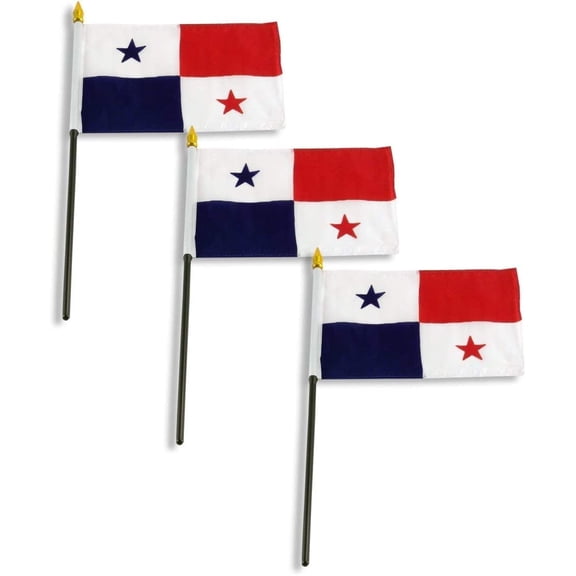 Panama Flag 4 x 6 inch (3 PK)