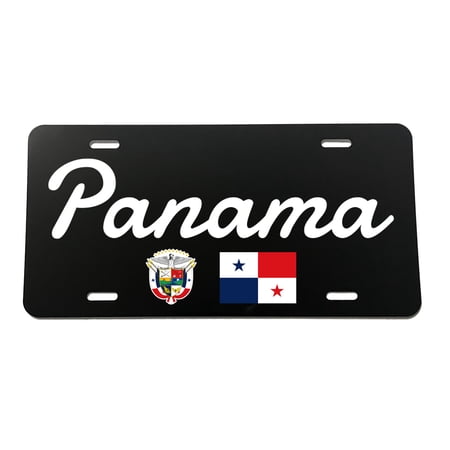 Panama Flag Coat of Arms Car Truck License Plate