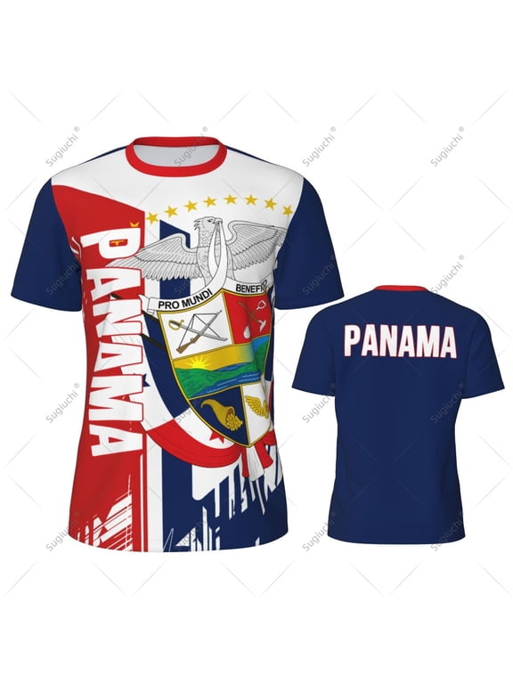 Panama Flag Men Sports T-shirt Women Tees jersey for Soccer Football Running Bike Tennis Fitness Fans