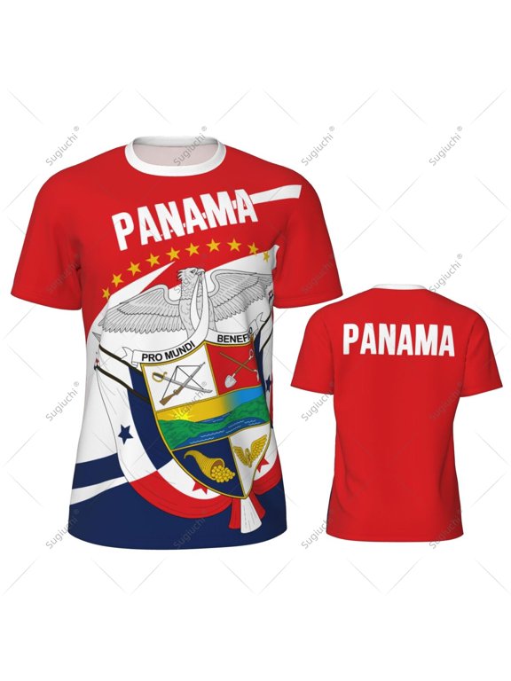 Panama Flag Men Sports T-shirt Women Tees jersey for Soccer Football Running Bike Tennis Fitness Fans