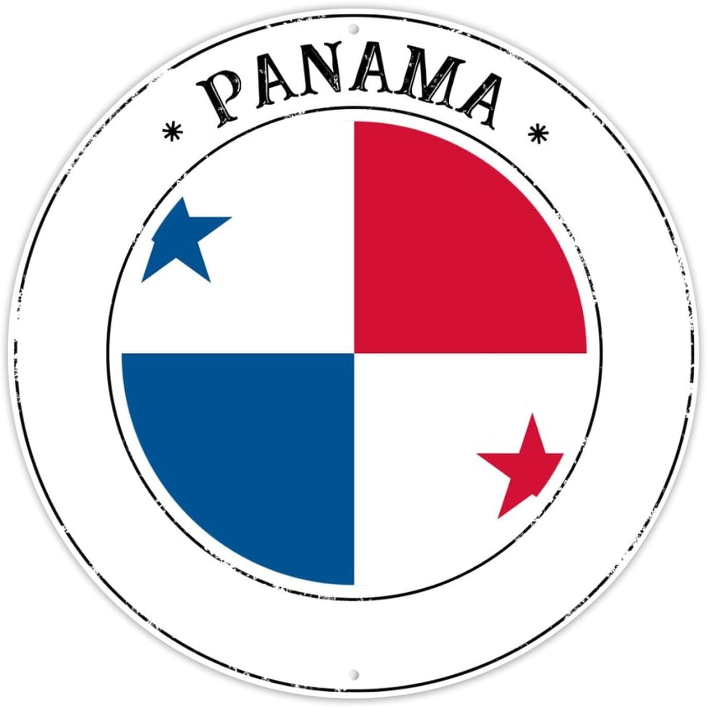 Panama Flag Metal Sign Patriotic Theme Man Cave Tin Signs Personalized ...