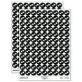 thumbnail image 1 of Panama Flag 200+ Round Stickers - Black - Matte Finish - 0.50" Size, 1 of 3