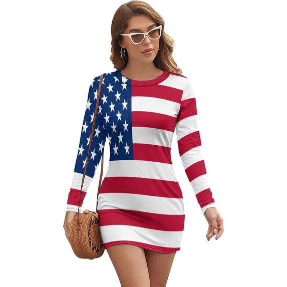 Panama Flag Women's Dress Summer Crew Neck Casual Wear