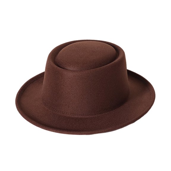 Panama Hat Fedora Western Short-Brim Hat Cap for Women Men Photo Props Western Fedora for Men Women Unisex Wear