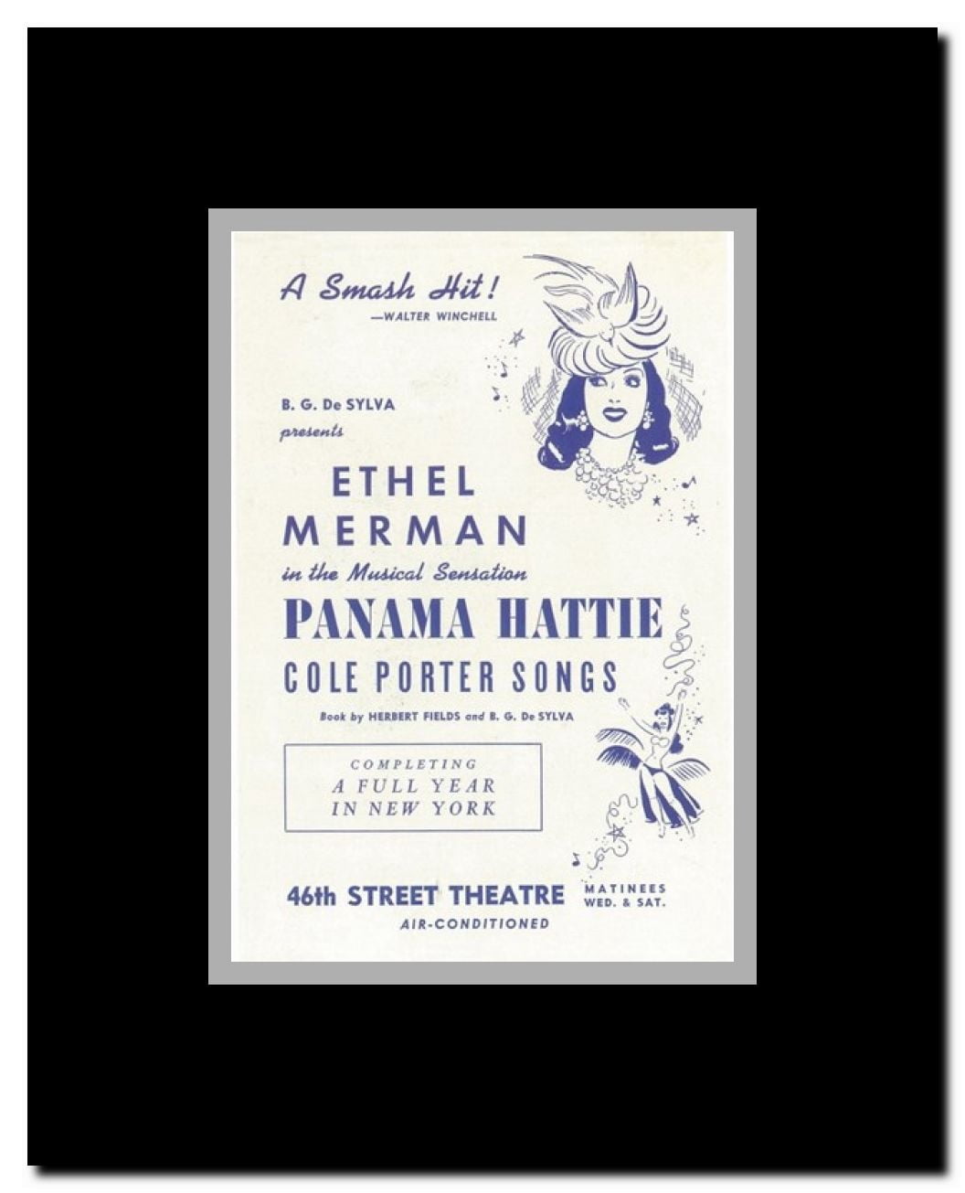 Panama Hattie (Broadway) Framed Movie Poster