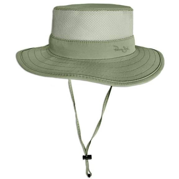 Panama Jack Castaway Boonie Hat, Lightweight, Packable, UPF (SPF) 50  UV Protection (Fossil, Small/Medium)