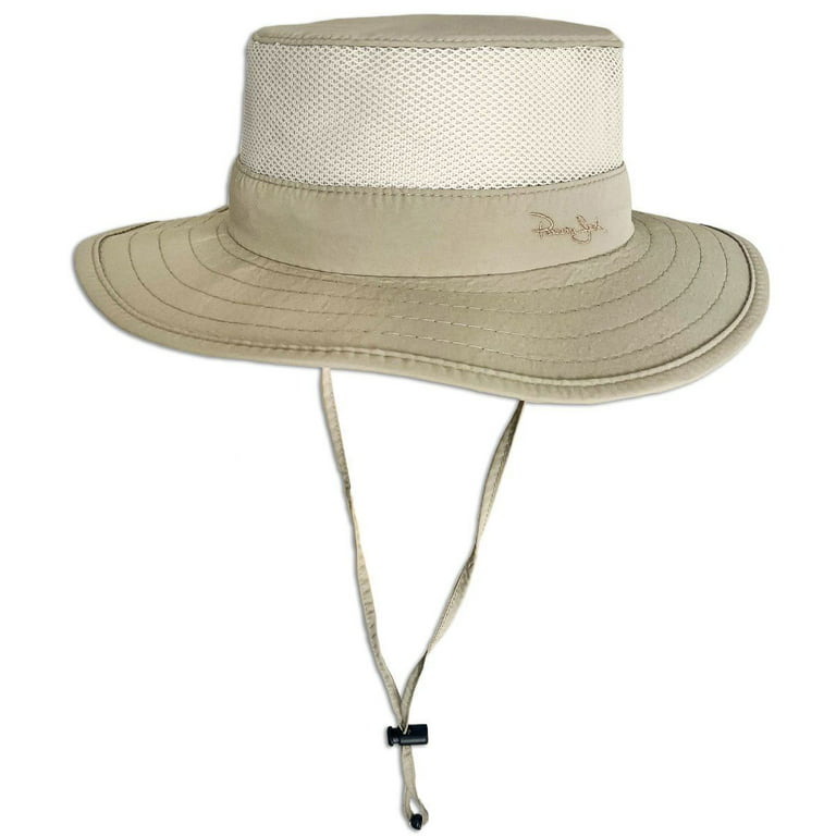 Panama Jack Castaway Boonie Hat, Lightweight, Packable, UPF (SPF) 50+ UV  Protection (Khaki, Large/X-Large)