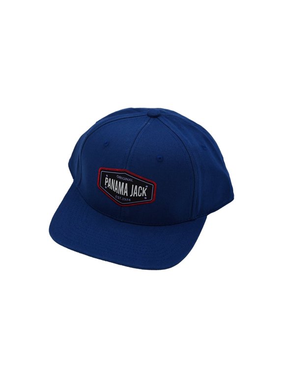 Classic EST. 1974 Baseball Cap, Adjustable Snap Back Closure, Packable, Lightweight, 3" Brim Blue