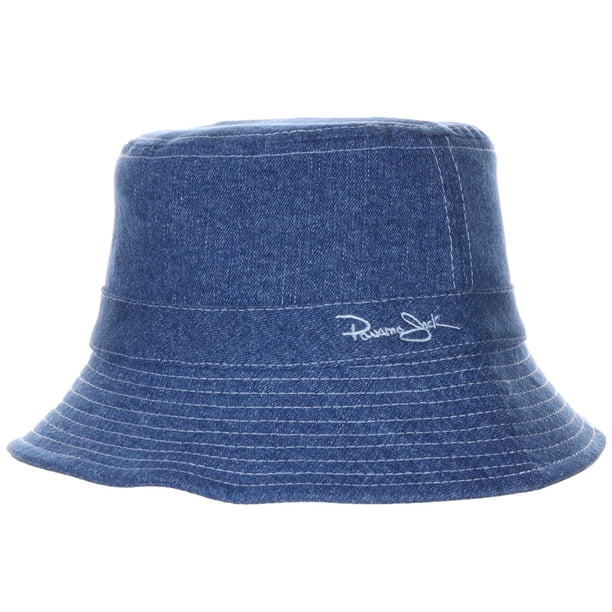 Dark Denim Bucket Sun Hat Panama Jack Denim Bucket Sun Hat - 2 1/2 main image 2