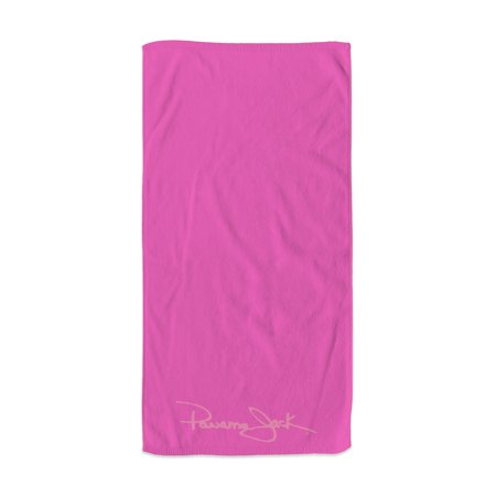Panama Jack Embroidered Signature Velour Large Beach Towel (Purple)