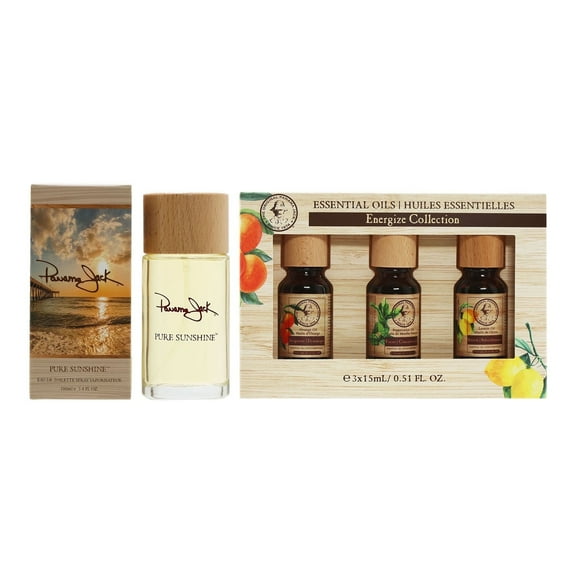 Panama Jack Energize Pear, Blackberry, Apple Scent Essential Oil Set, 3.4 oz