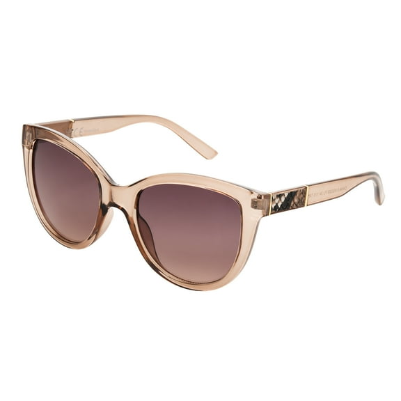 Panama Jack Fashion Crystal Snake Smoke Sunglasses, 100% UVA-UVB Protection