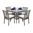 thumbnail image 1 of Panama Jack PJO-1601-GRY-5DS-CUSH-SU-753 Graphite 5 Piece Side Chair Dining Set with Cushion, Regatta, 1 of 2