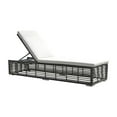 thumbnail image 1 of Panama Jack Outdoor Panama Jack Graphite Chaise Lounge W/Wheels and cushion, 1 of 2