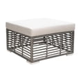 thumbnail image 1 of Panama Jack PJO-1601-GRY-OT-SU-730 18 x 28 x 28 in. Graphite Square Ottoman with Cushion, Natural, 1 of 2